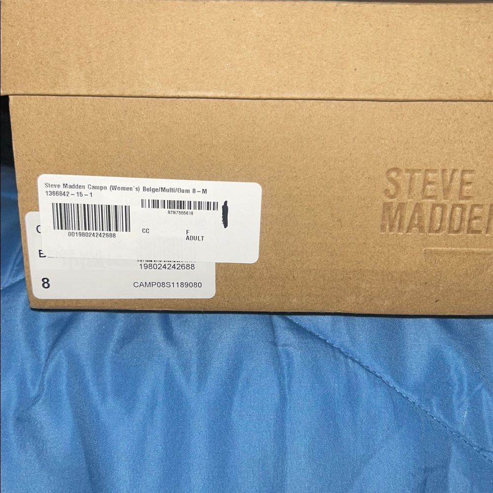 Steve Madden Campo White and Tan Women’s Sneakers, Like New🌟 - Picture 5 of 5